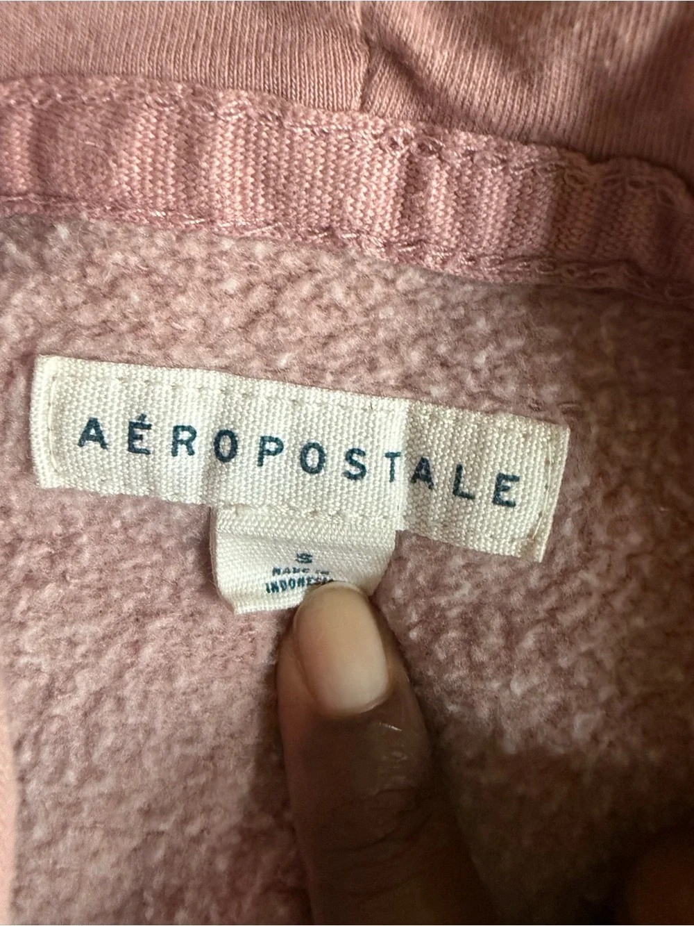 Vintage 2000s Aeropostale Pink Logo Hoodie